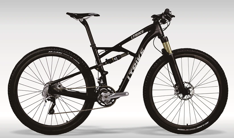 LTK098 full suspension MTB frame — view 6