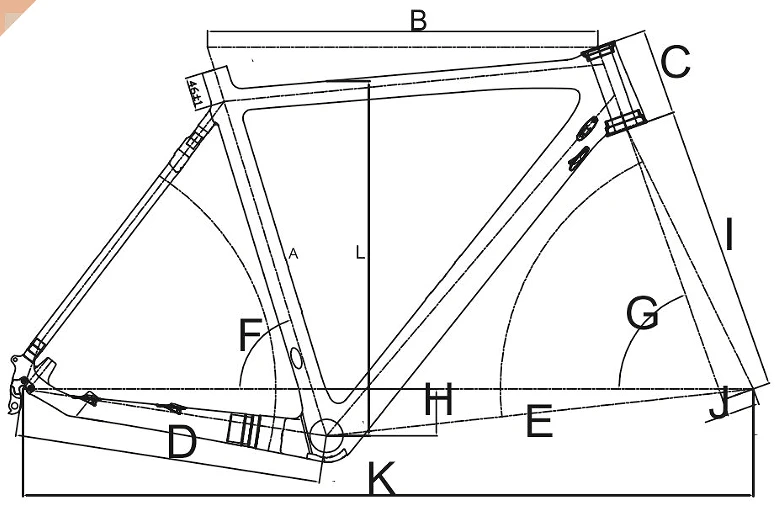 LTK027-D cyclocross frameset — view 4