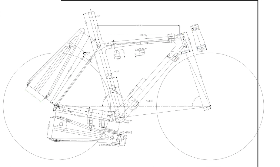 LTK006 road frameset — view 11
