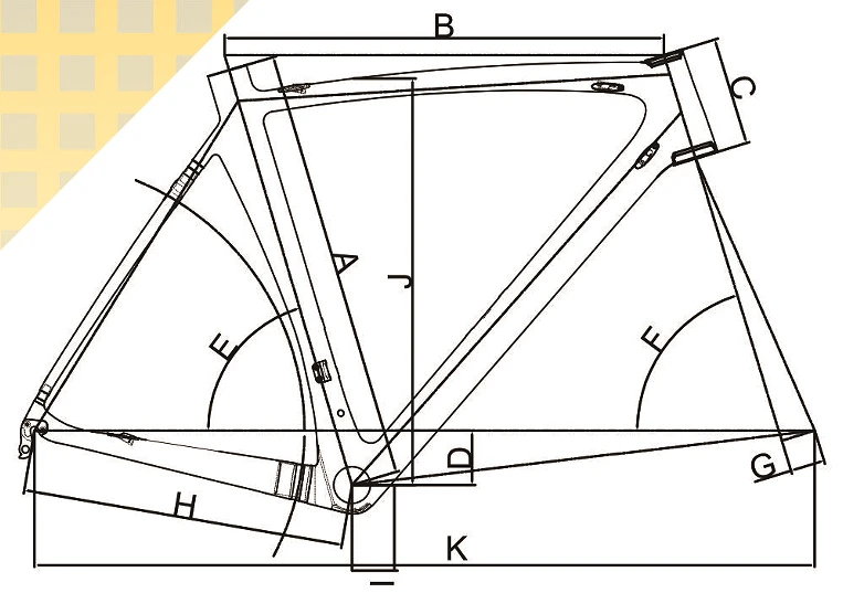 LTK115-D road frameset — view 5