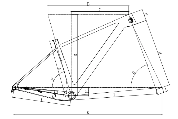 ) mountain bike frame — view 8