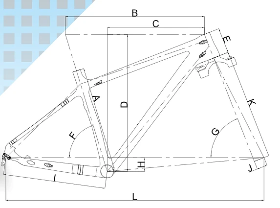LTK008 fat bike frame — view 7