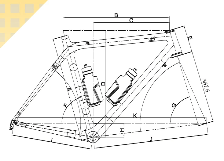 LTK007 road frameset — view 6