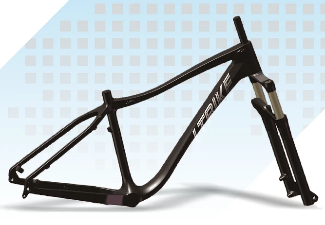 LTK010 fat bike frame — view 8