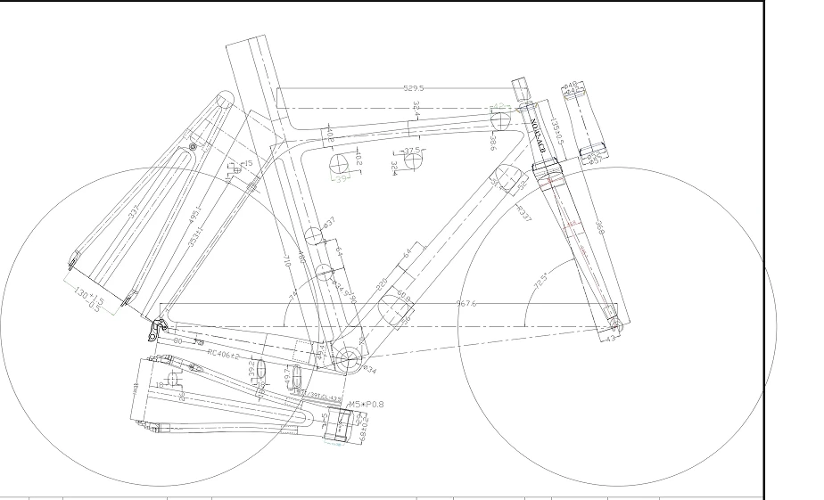 LTK006 road frameset — view 12