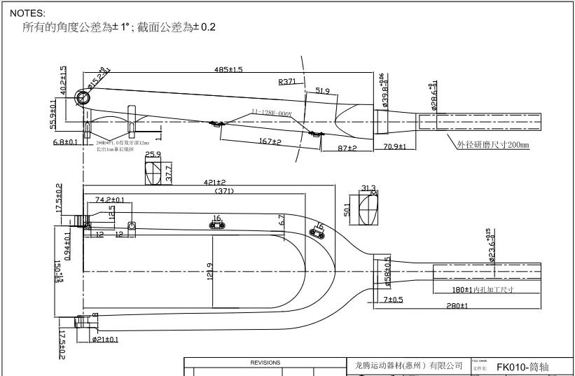 FK010 carbon fork — view 6