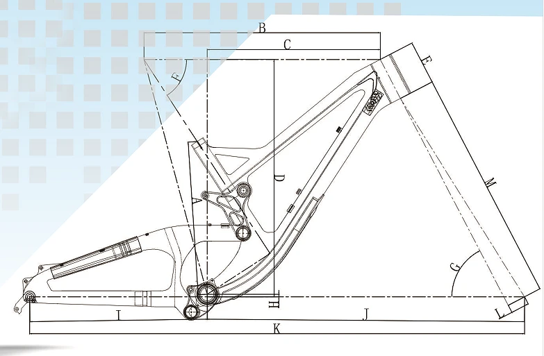 DH209 mountain bike frame