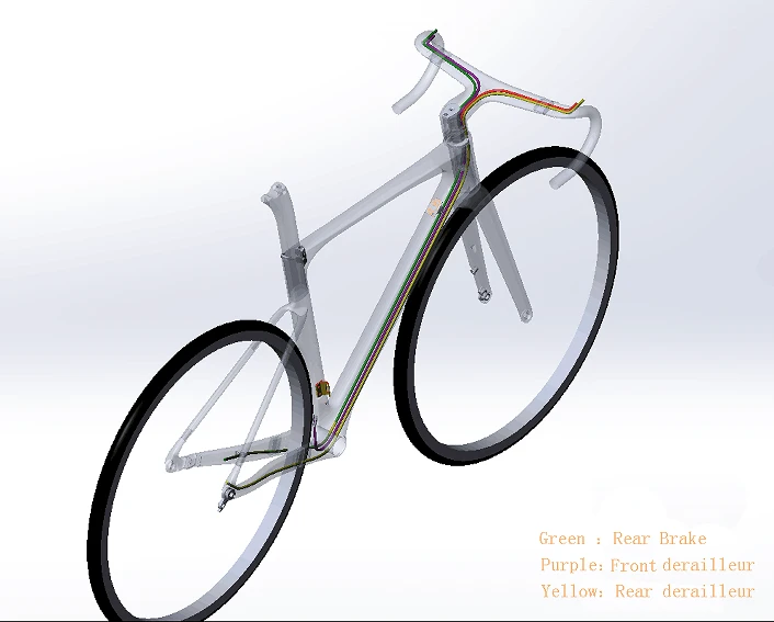 LTK268-D road frameset — view 13
