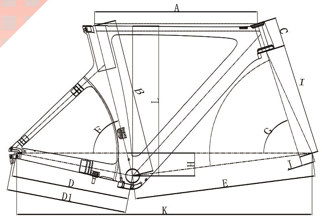 LTK058 time trial frameset — view 8