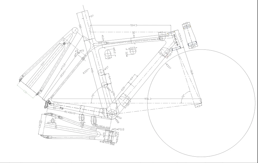 LTK006 road frameset — view 10