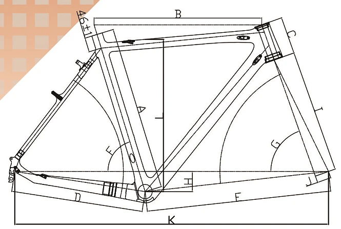 LTK027-V cyclocross frame