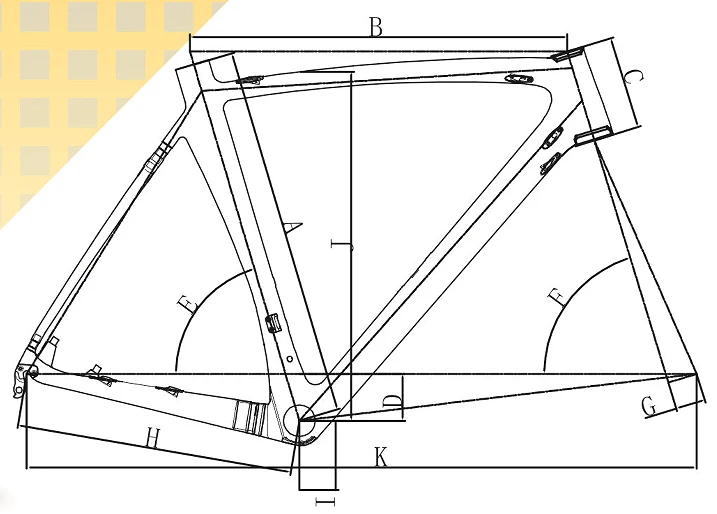 LTK115-V carbon road frameset